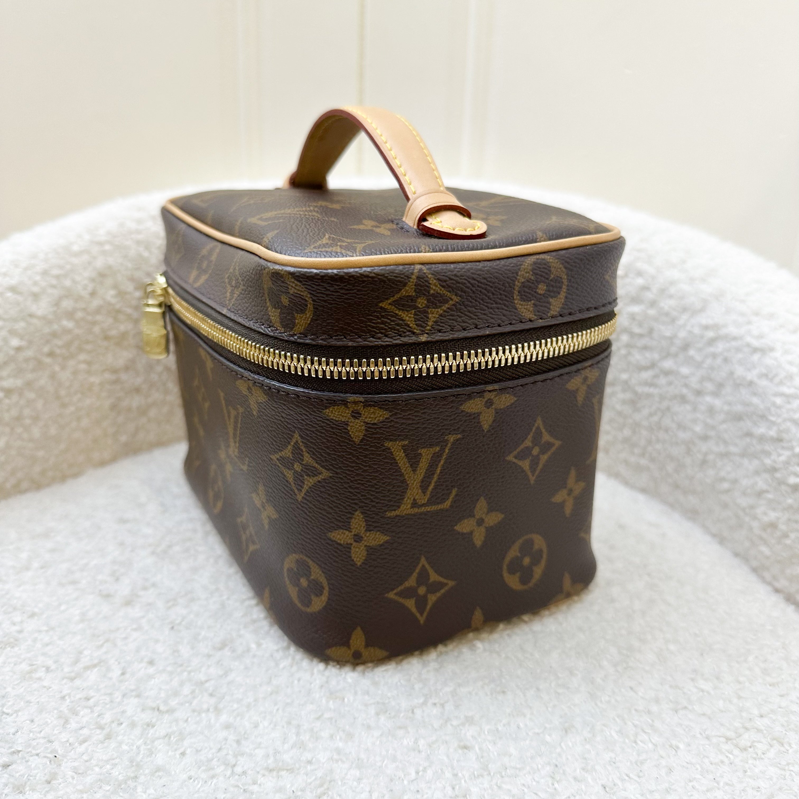LV Nice Mini Toiletry Pouch in Monogram Canvas GHW