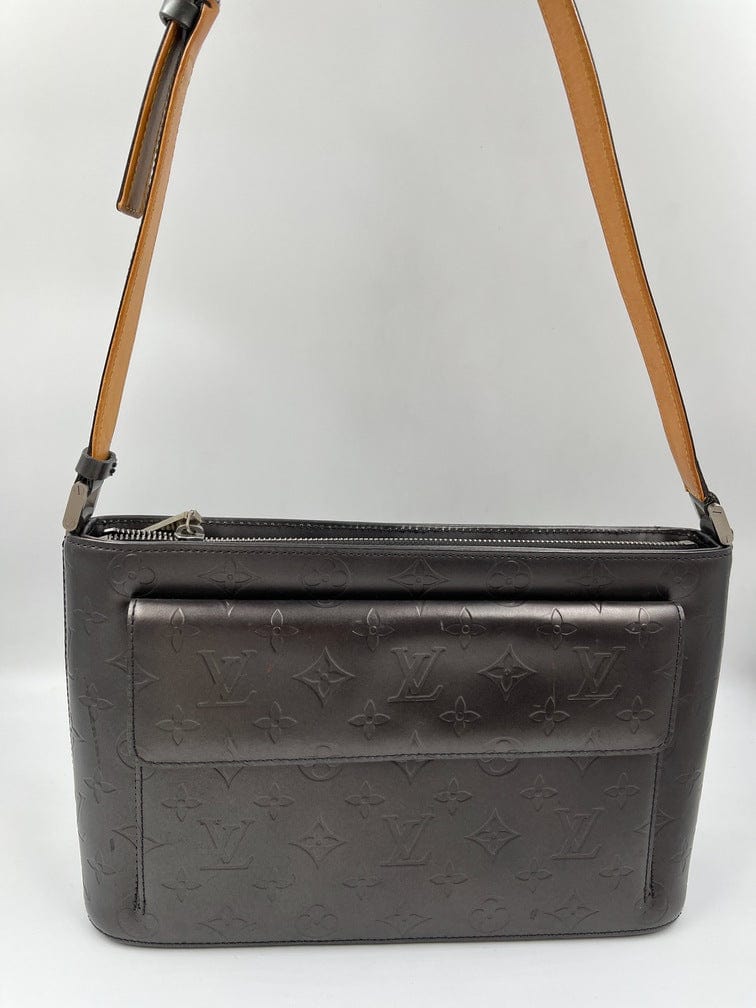 Louis Vuitton Mat Allston Handbag Monogram Vernis