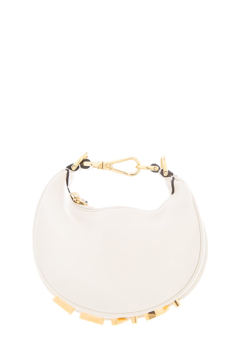 Fendi Cream Nano Fendigraphy Handbag