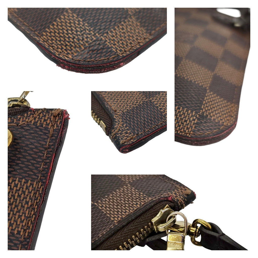 Louis Vuitton 2016 Damier Ebene Neverfull MM w/ Pouch