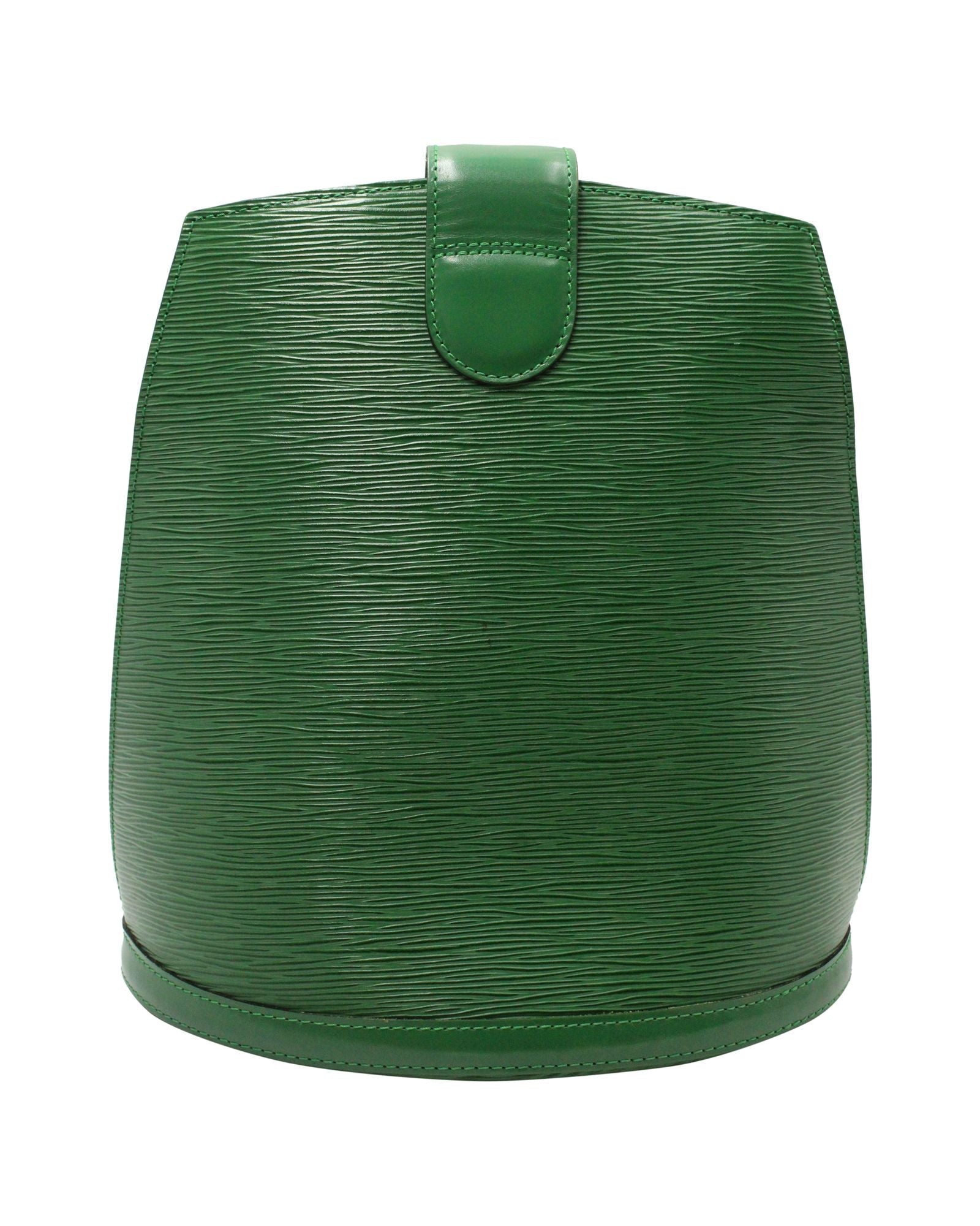 Louis Vuitton Cluny Shoulder Bag in Green Epi Leather