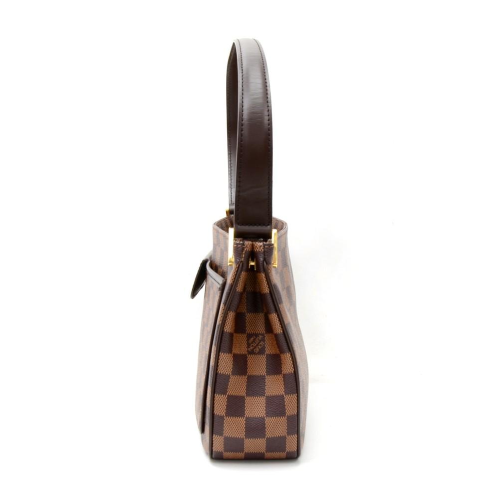 Louis Vuitto Aubagne Damier EbÃ¨ne Canvas Shoulder Bag