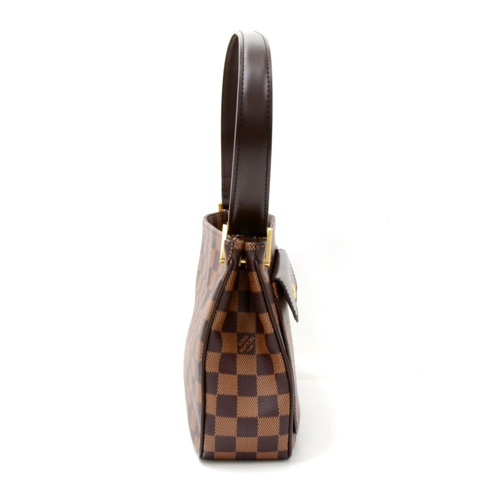 Louis Vuitto Aubagne Damier EbÃ¨ne Canvas Shoulder Bag