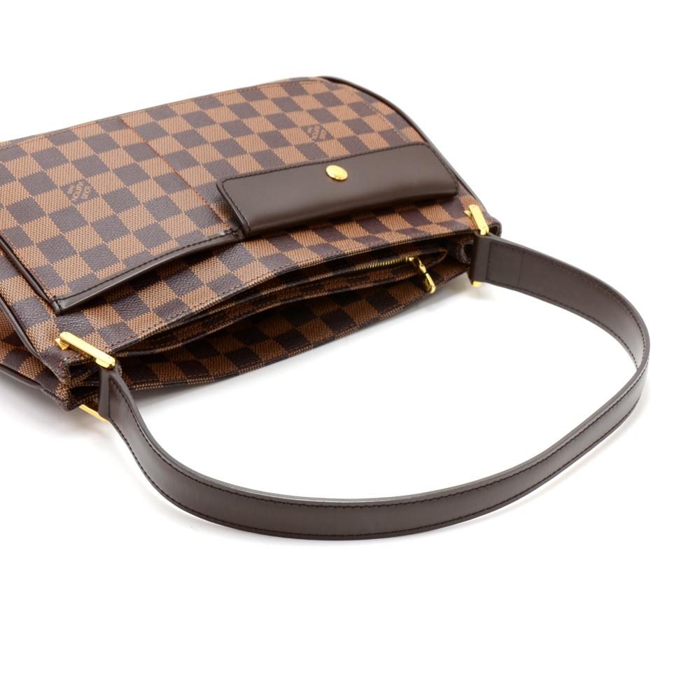 Louis Vuitto Aubagne Damier EbÃ¨ne Canvas Shoulder Bag