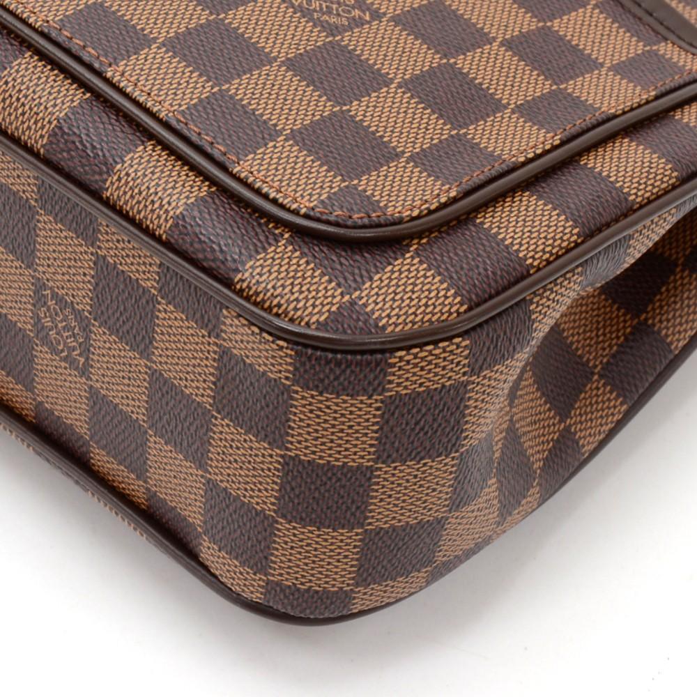Louis Vuitto Aubagne Damier EbÃ¨ne Canvas Shoulder Bag
