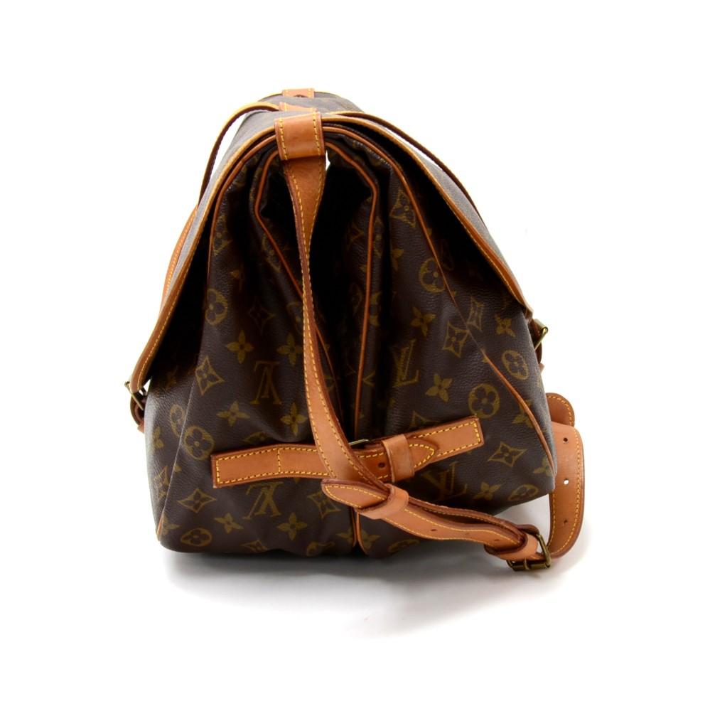 Louis Vuitto Saumur 35 Monogram Canvas Shoulder Bag
