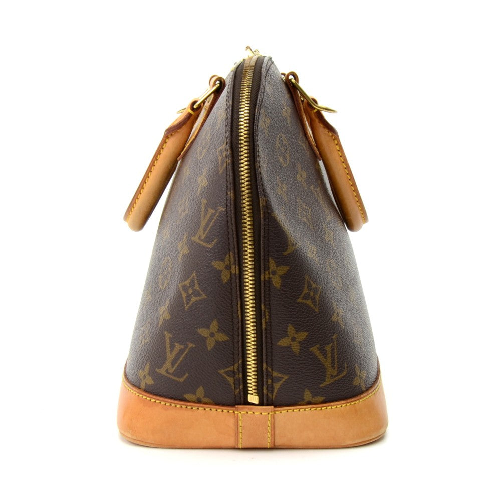 Louis Vuitto Alma Monogram Canvas Handbag