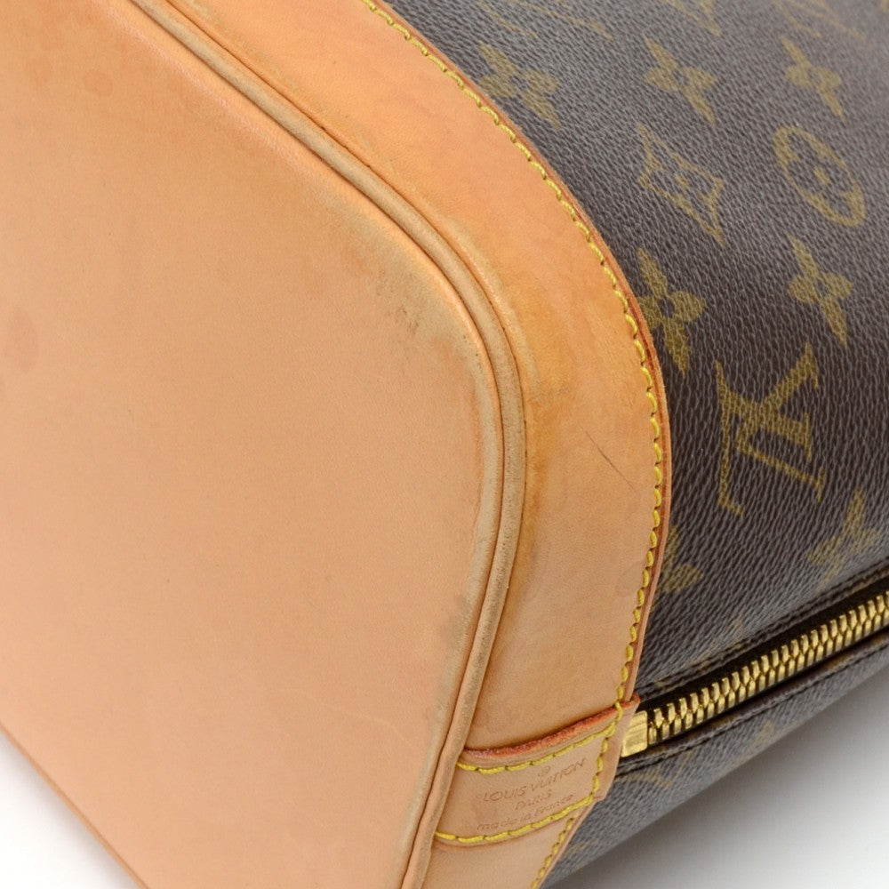 Louis Vuitto Alma Monogram Canvas Handbag