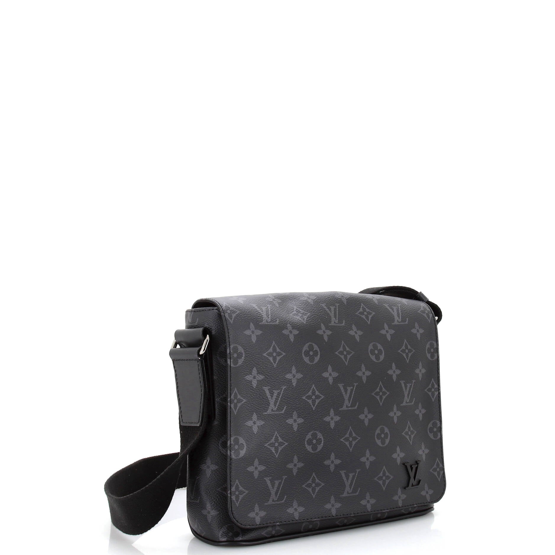 Louis Vuitton District Messenger Bag Monogram Eclipse Canvas PM