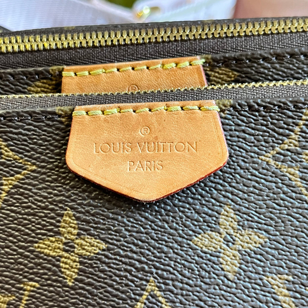 LOUIS VUITTON Multi Pochette Accessories Monogram Coated Canvas Crossbody Bag