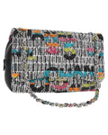 Chanel Classic Flap Bag Multicolor Tweed Chain Strap