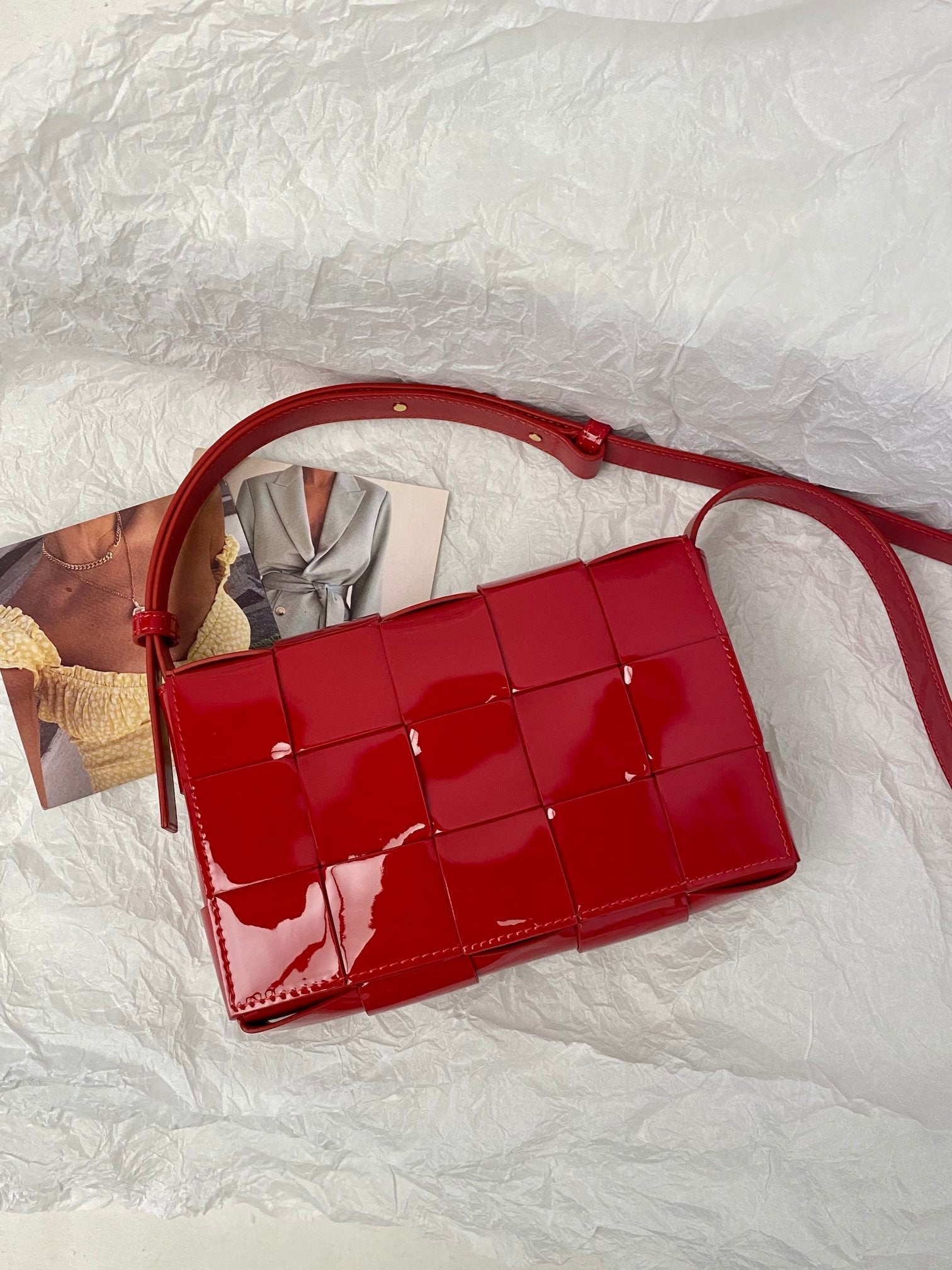 GLAMI Cassette Red, For Women, Bags 9.1in/23cm 578004V1EP36358