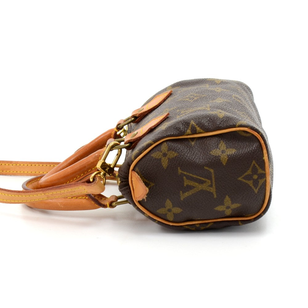 Louis Vuitto Speedy Mini Sac HL Monogram Canvas Handbag