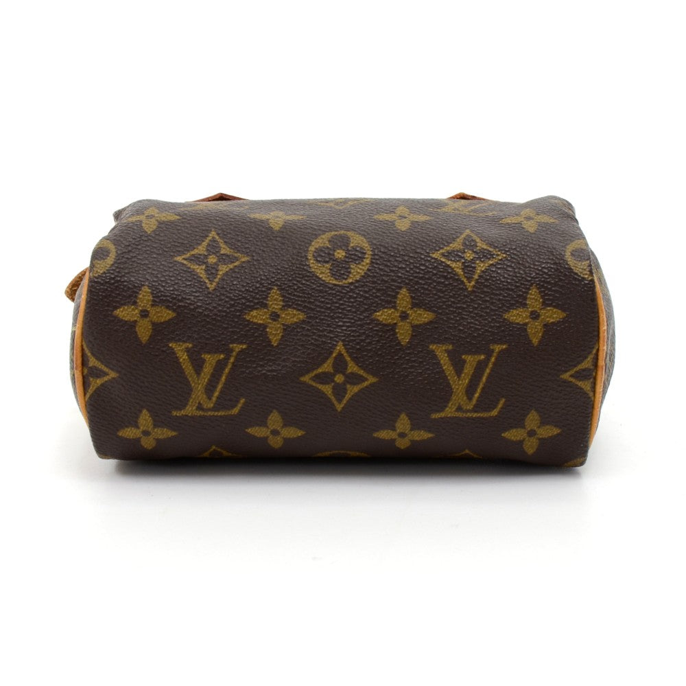 Louis Vuitto Speedy Mini Sac HL Monogram Canvas Handbag