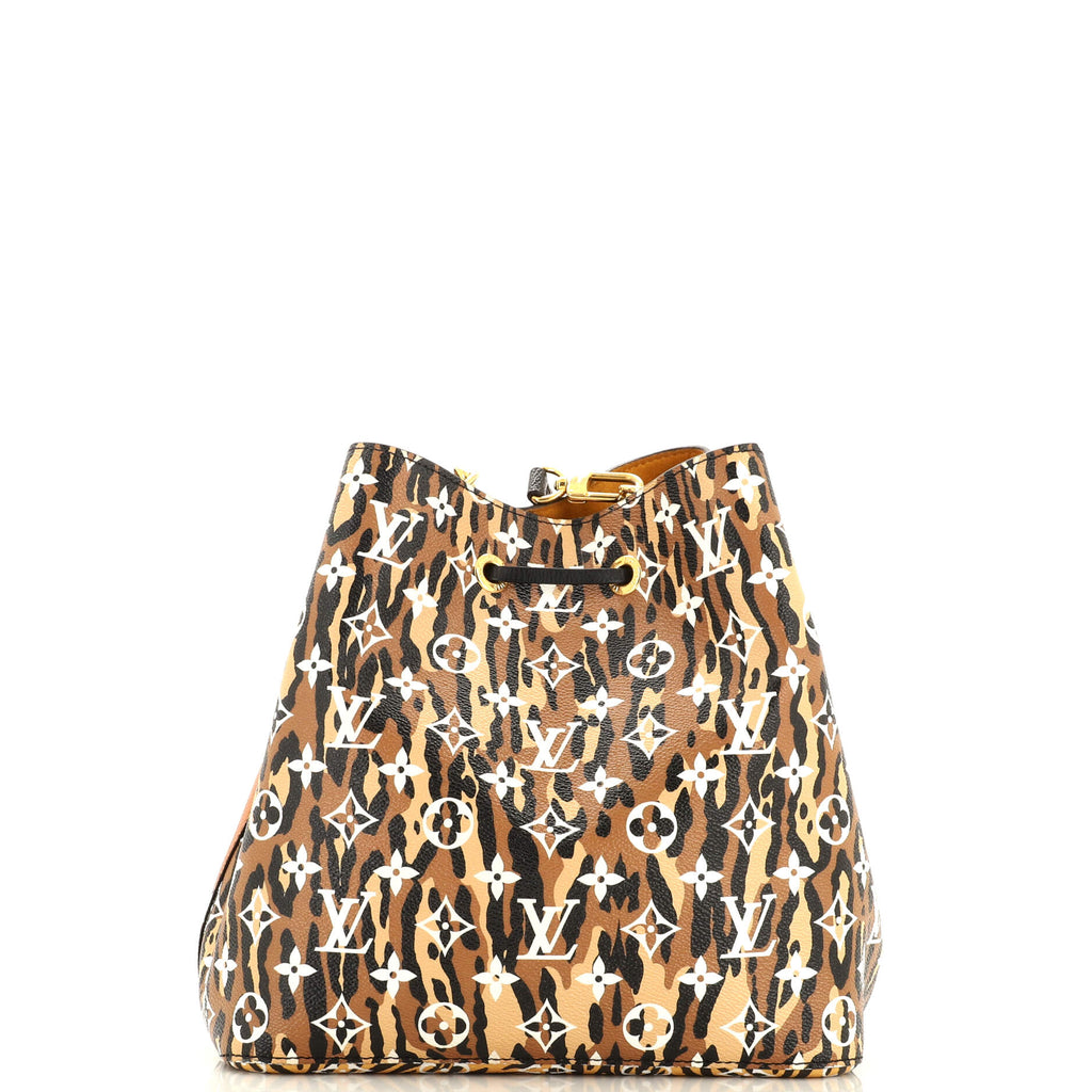 Louis Vuitton NeoNoe Handbag Limited Edition Jungle Monogram Giant