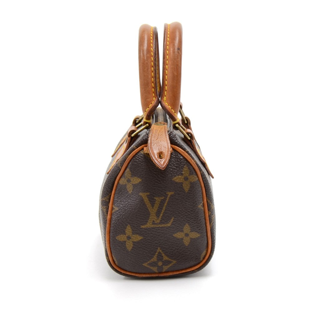 Louis Vuitto Mini Speedy Sac HL Monogram Canvas Handbag
