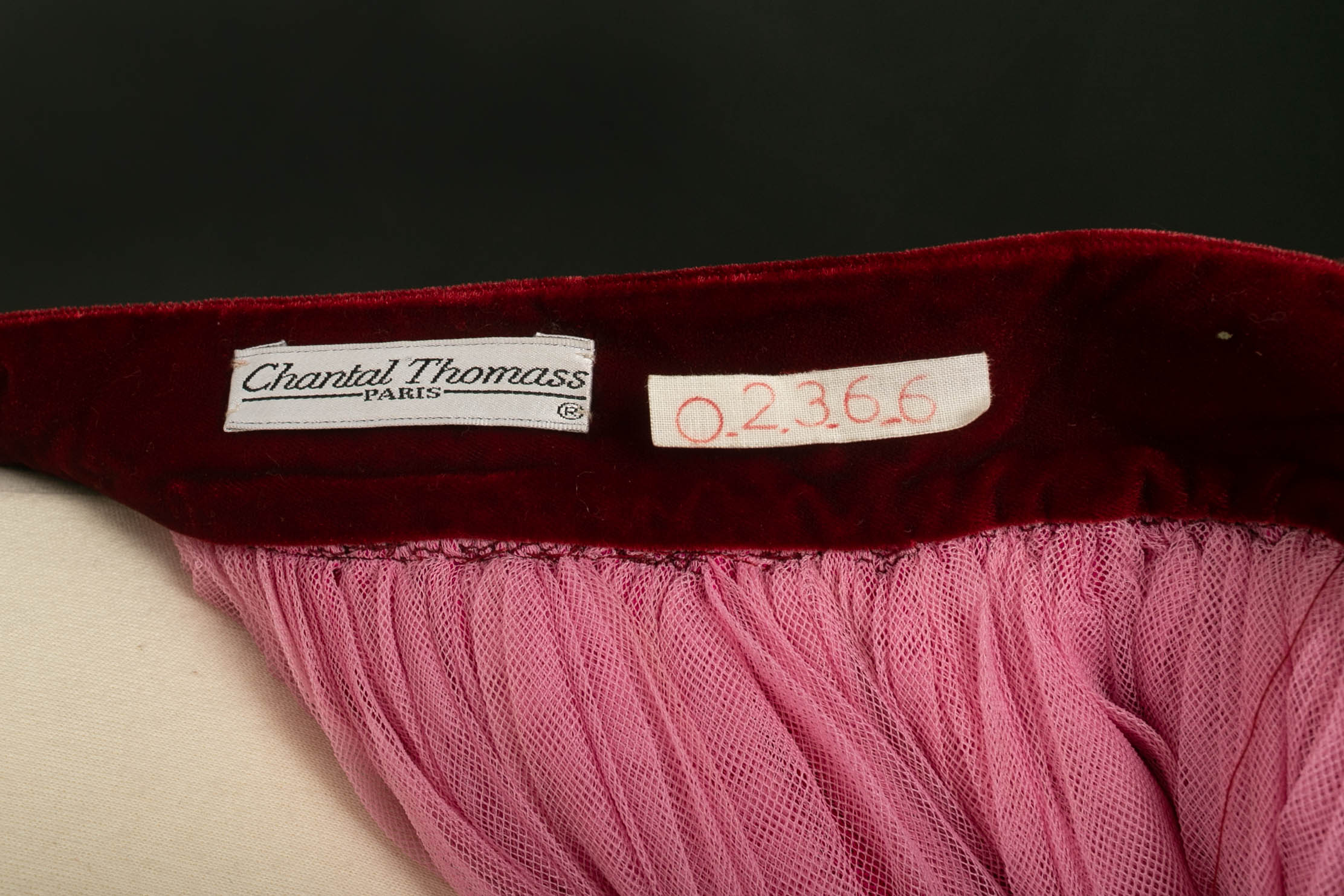 Ensemble en tulle et velours Chantal Thomass