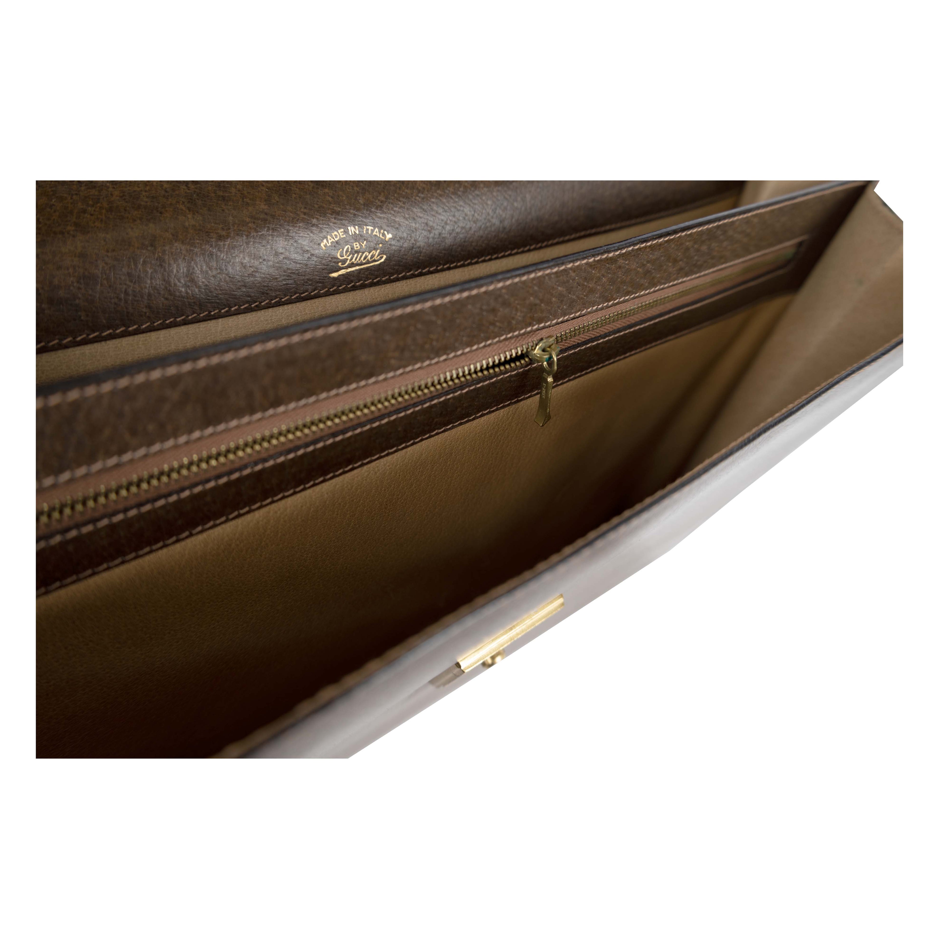 Gucci Vintage Leather Briefcase - '90s