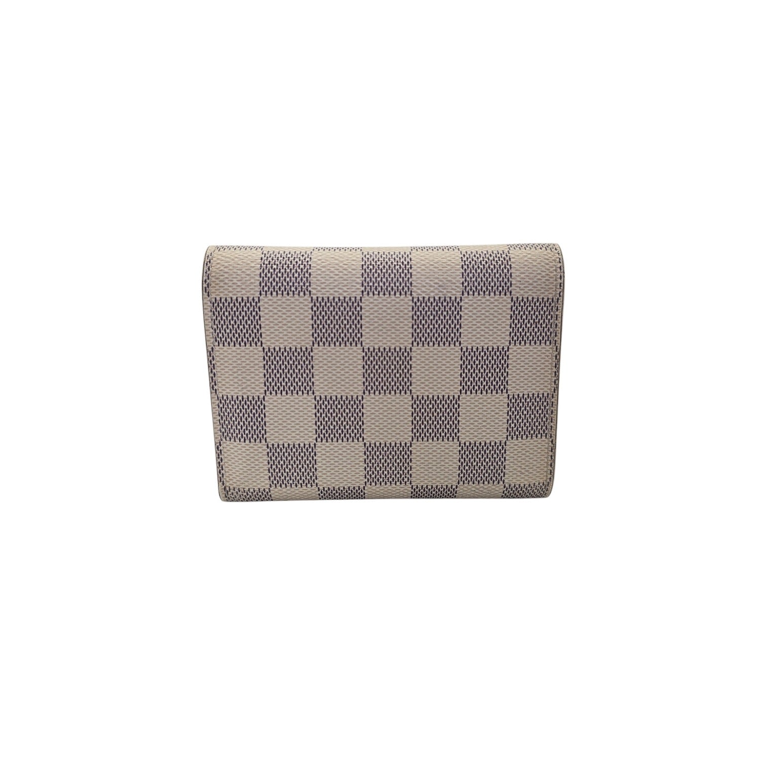 Louis Vuitton Damier Azur Victorine Wallet Rose Ballerine