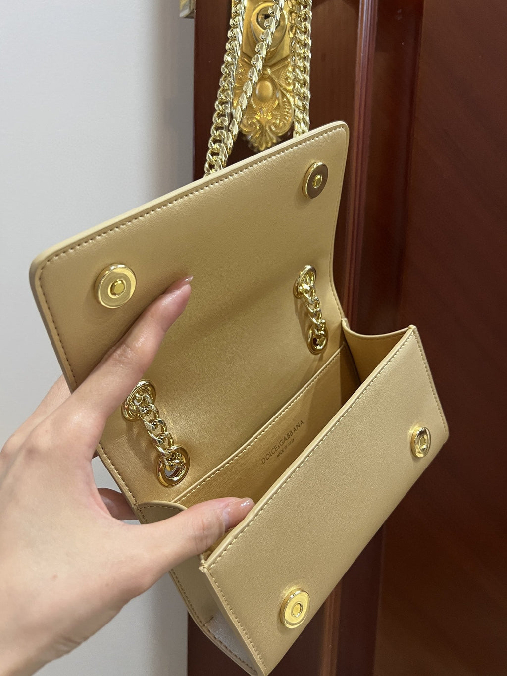 GLAMI Polished 3.5 Phone Bag Gold For Women 7.3in/19cm GLAMI