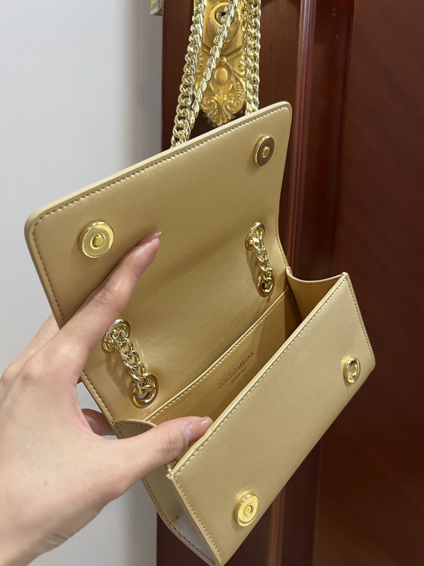 GLAMI Polished 3.5 Phone Bag Gold For Women 7.3in/19cm GLAMI