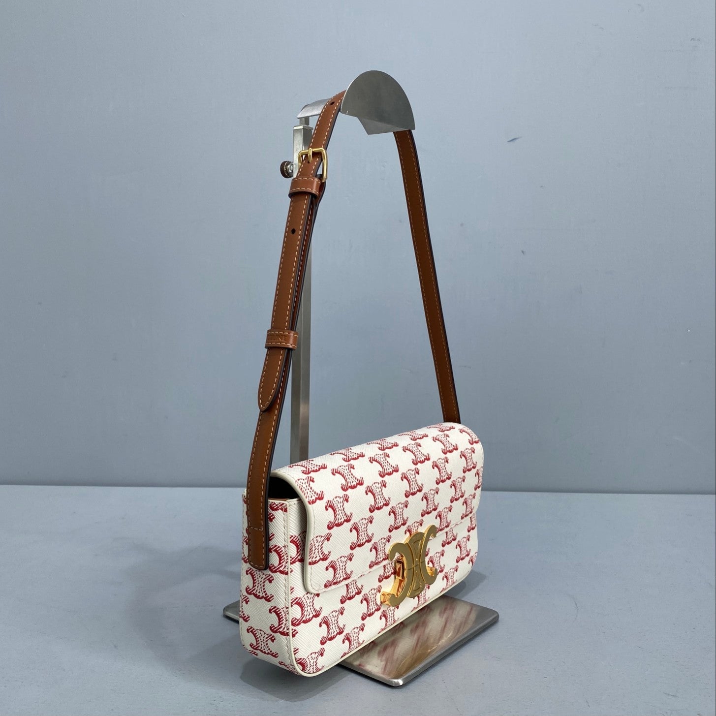GLAMI Triomphe Shoulder Bag In Triomphe CanvasÃƒâ€šÃ‚Â  Red For Women 8in/20cm 194142CUZ.27ED