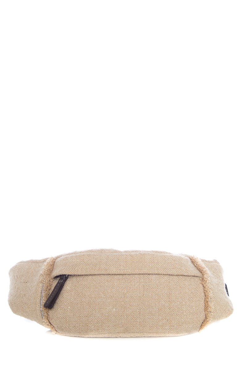 Brunello Cucinelli Tan Canvas waist bag