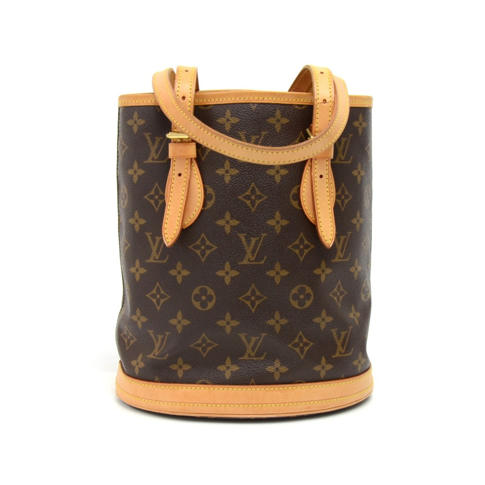 Louis Vuitto Bucket PM Monogram Canvas Shoulder Bag