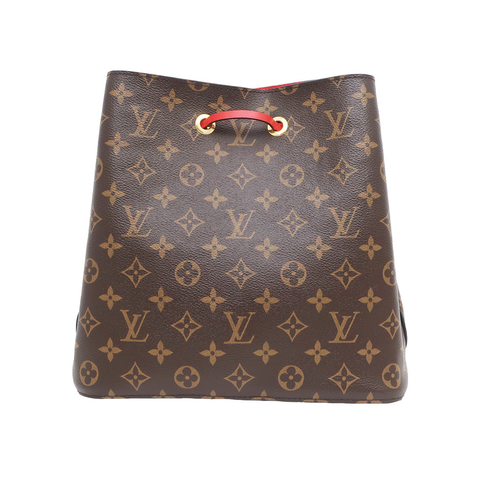 Louis Vuitton Neonoe Cochrico Shoulder Bag Monogram Red Red Dressing M44021