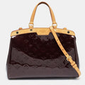 Louis Vuitton Amarante Monogram Vernis Brea Mm Bag