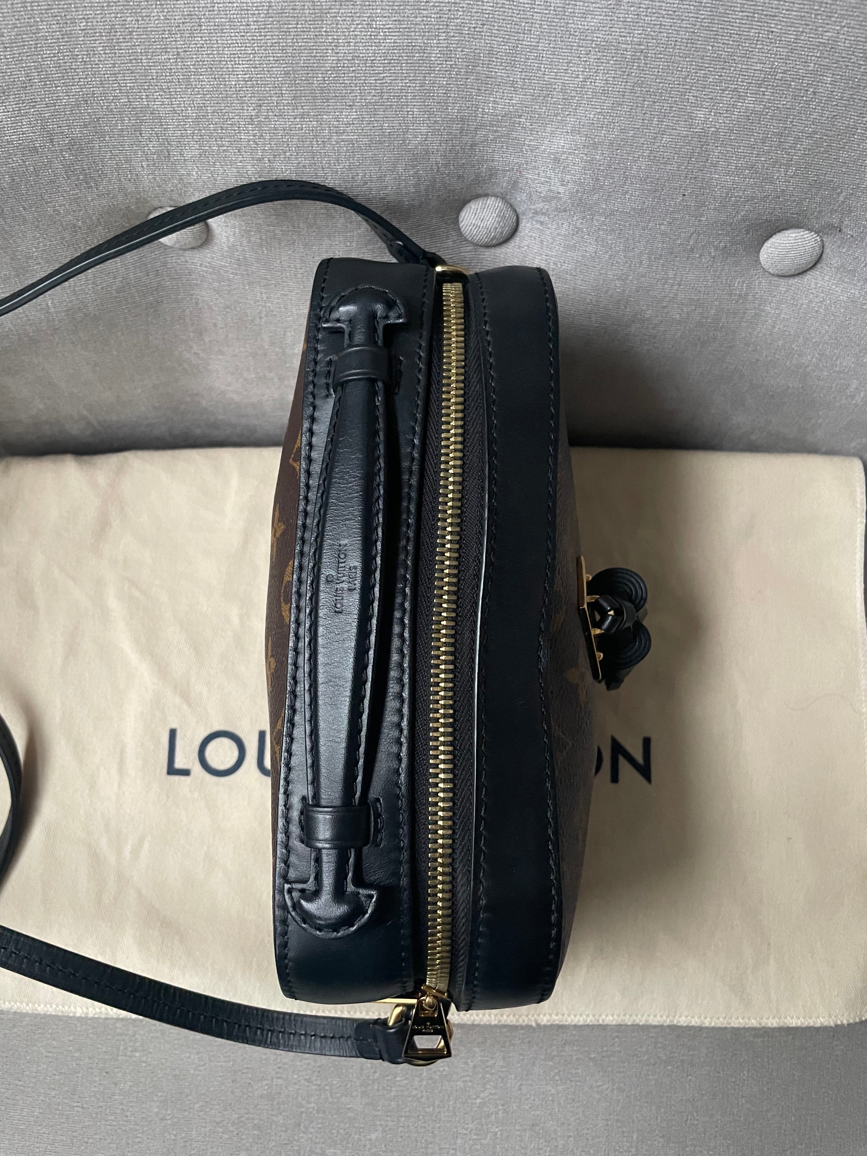 Louis Vuitton Saintonge Black and Monogram