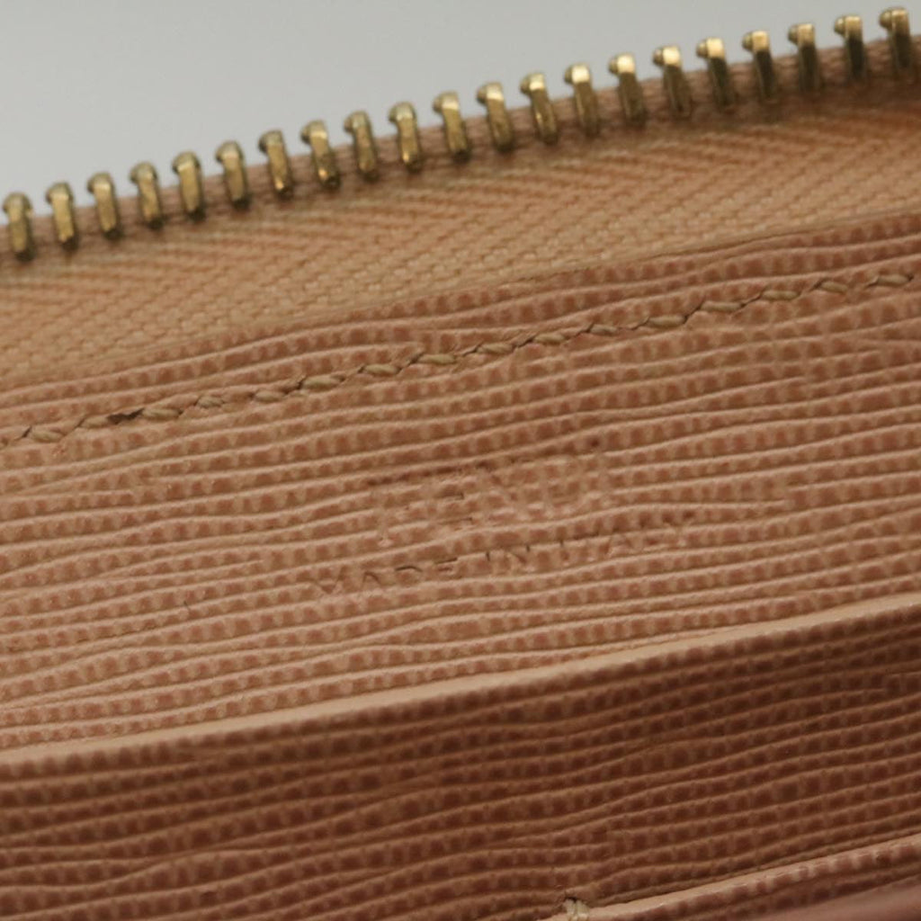 FENDI Long Wallet Leather Pink 29198