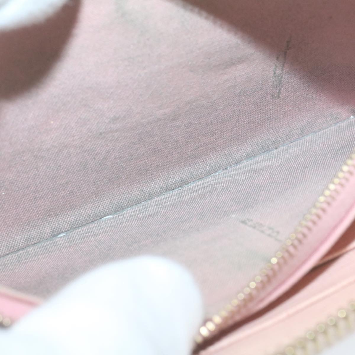 FENDI Long Wallet Leather Pink 29198