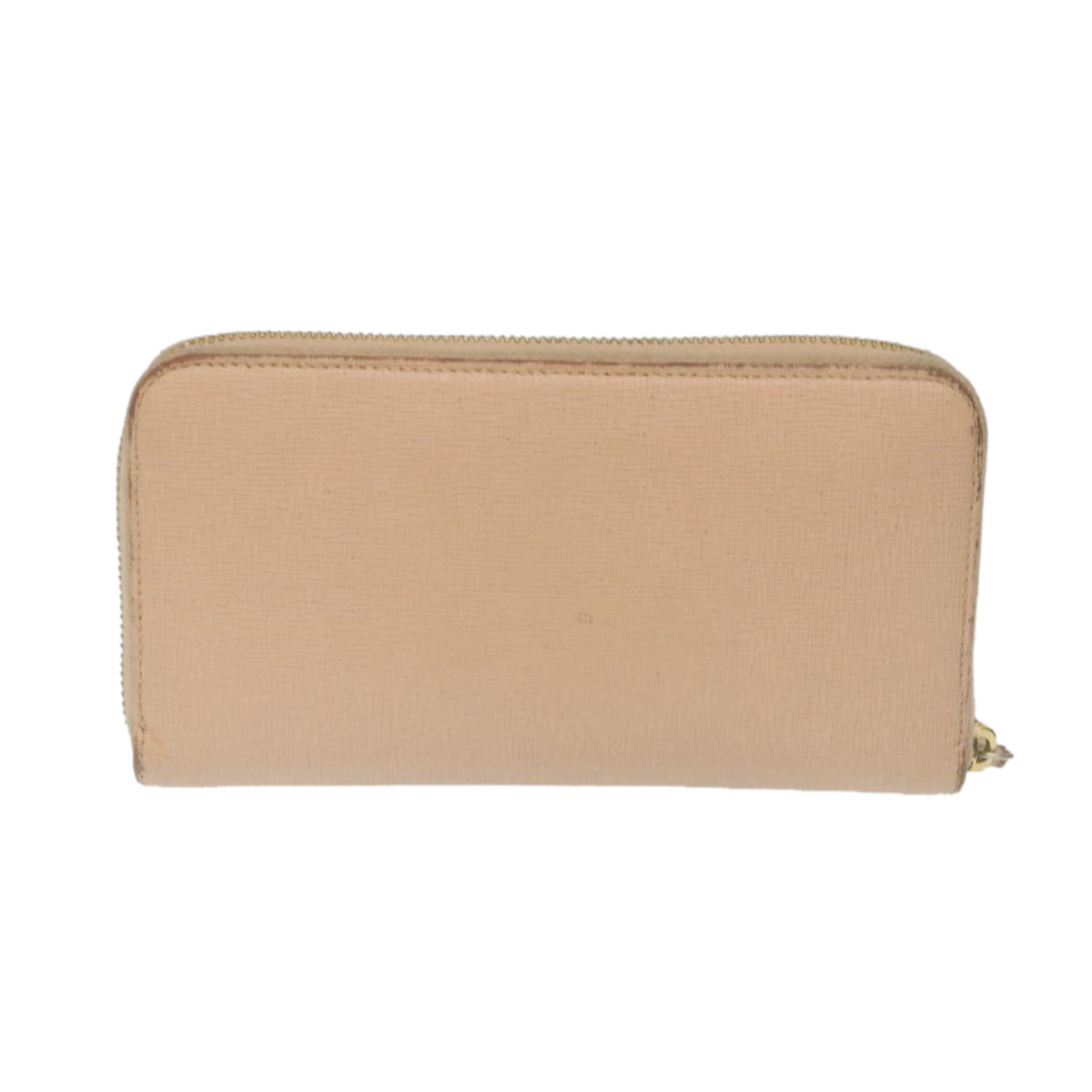 FENDI Long Wallet Leather Pink 29198