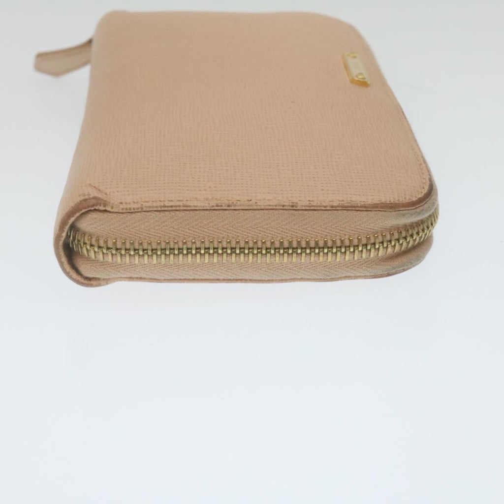 FENDI Long Wallet Leather Pink 29198