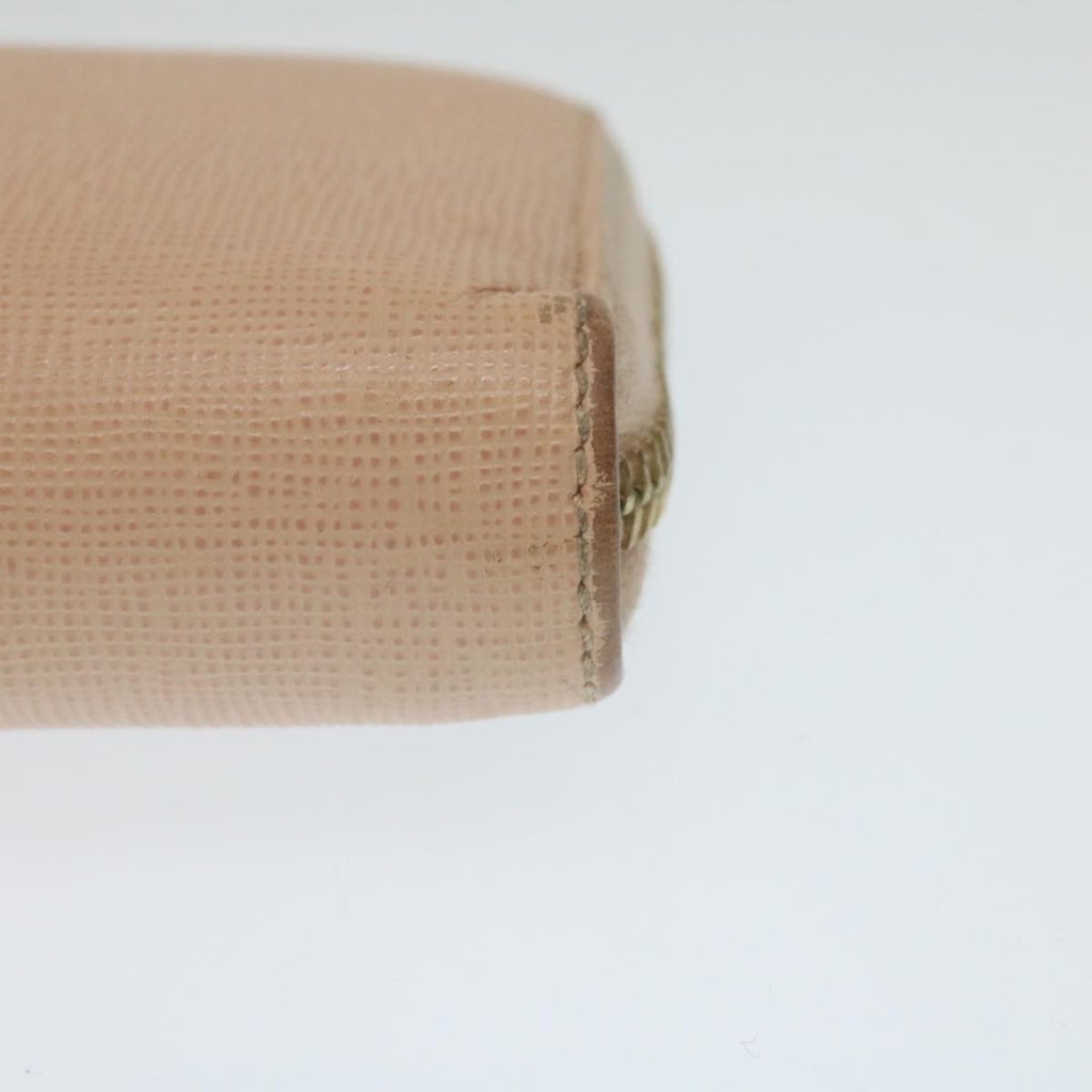 FENDI Long Wallet Leather Pink 29198