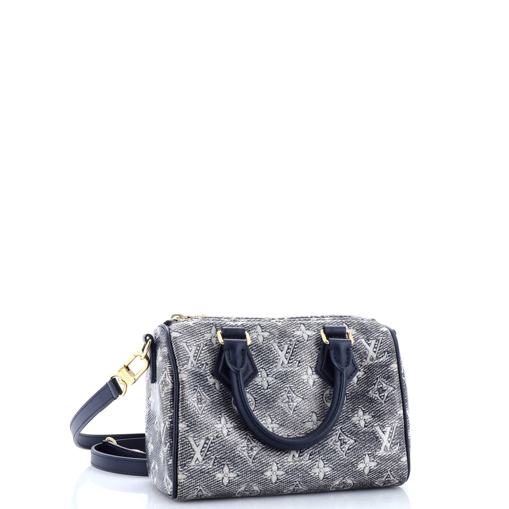 Louis Vuitton Speedy Bandouliere Bag Monoglam Jacquard Canvas 20