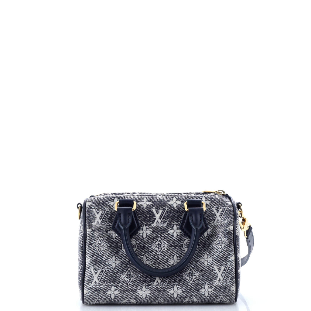 Louis Vuitton Speedy Bandouliere Bag Monoglam Jacquard Canvas 20