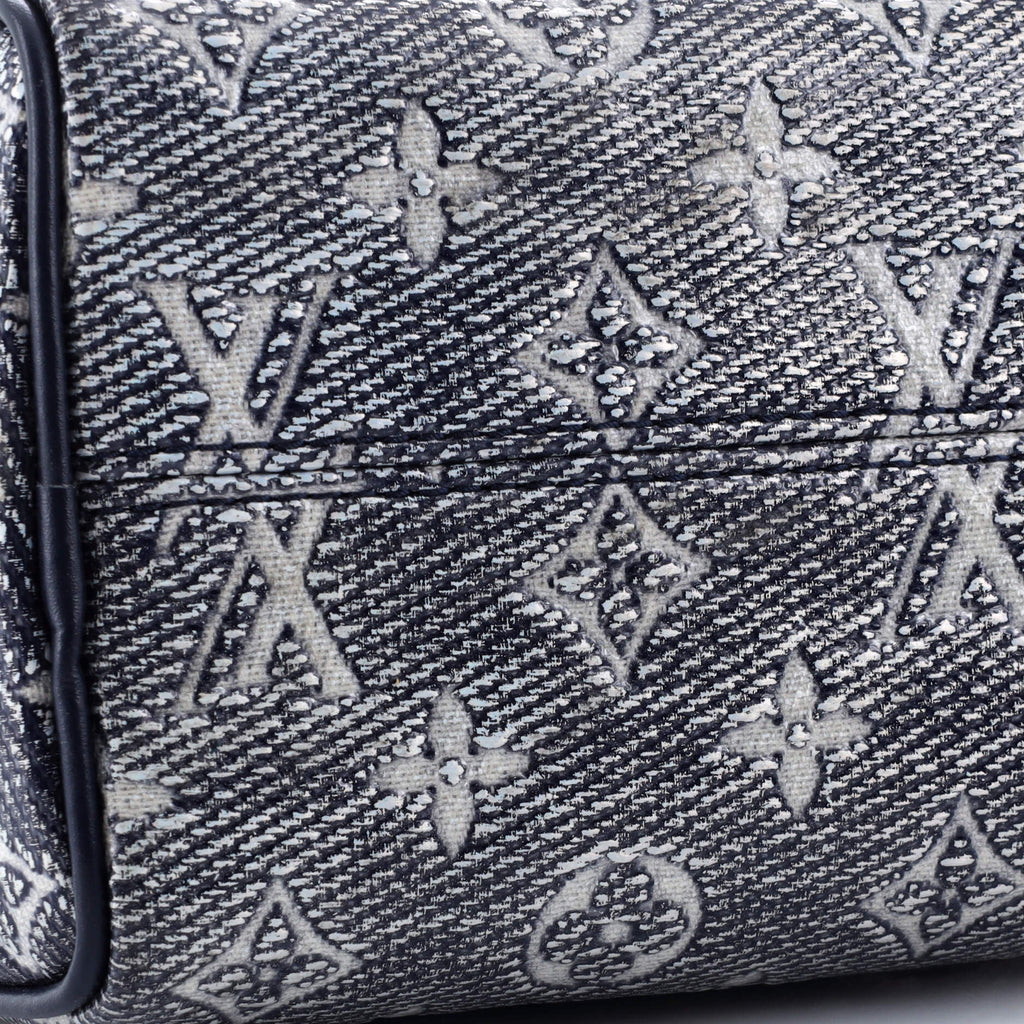 Louis Vuitton Speedy Bandouliere Bag Monoglam Jacquard Canvas 20