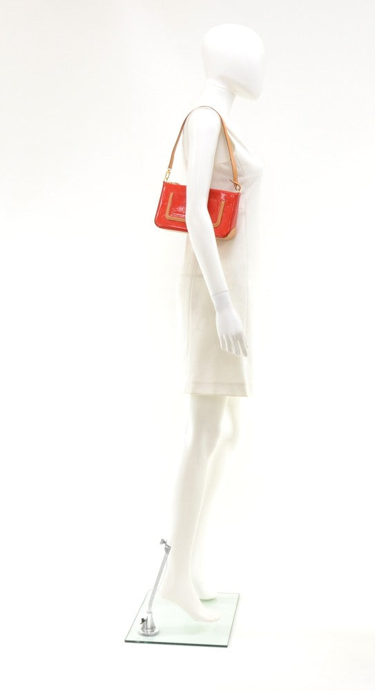 Louis Vuitto Mallory Monogram Vernis Leather Handbag