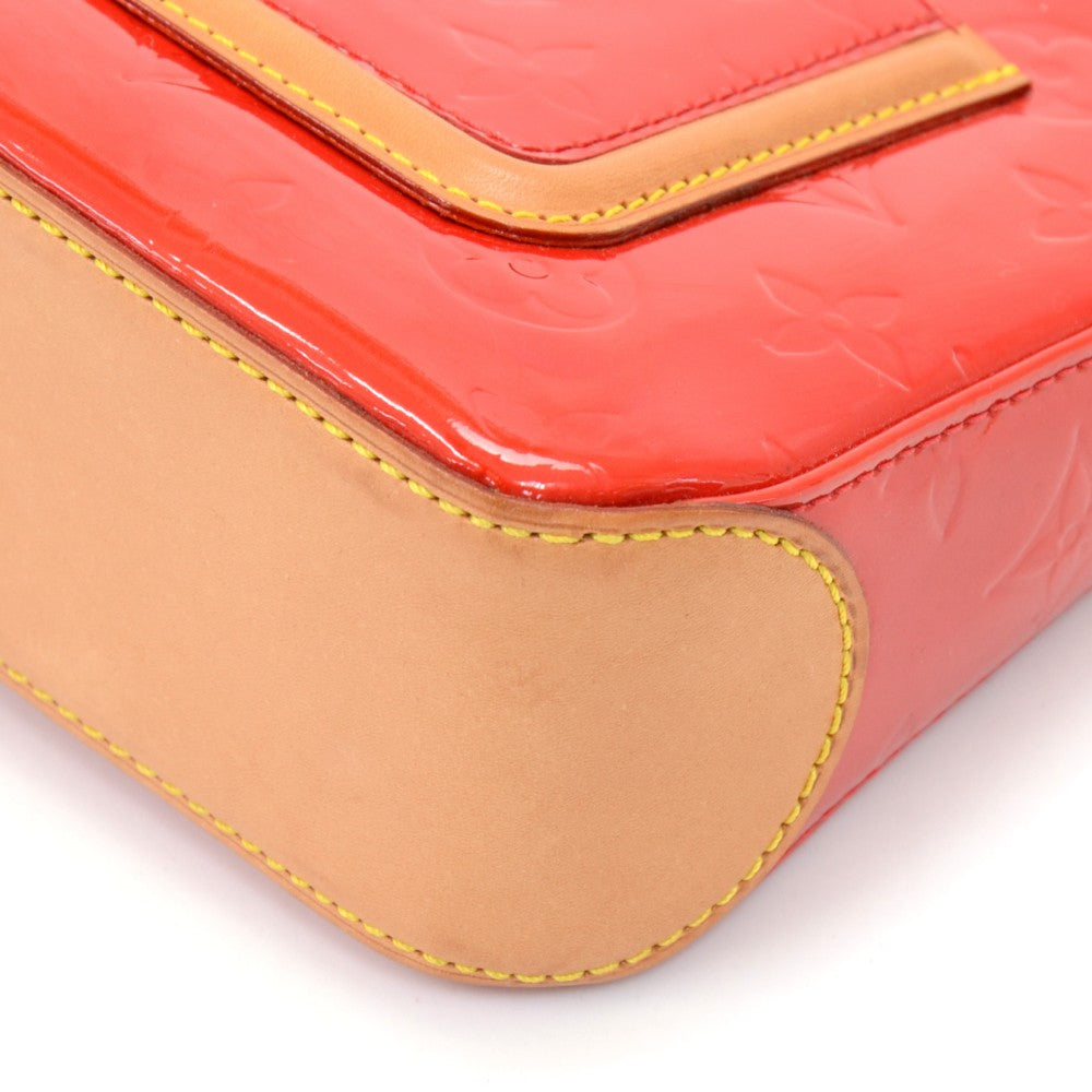 Louis Vuitto Mallory Monogram Vernis Leather Handbag