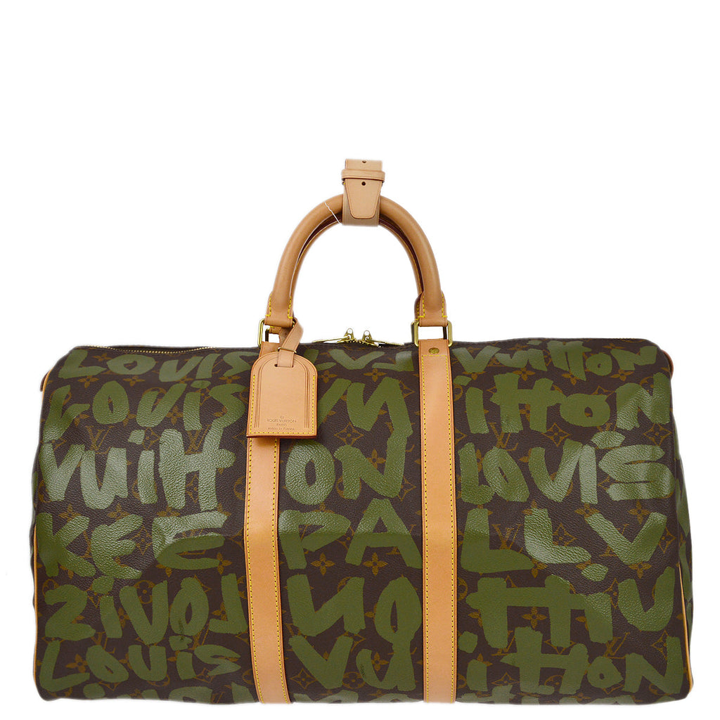 Louis Vuitton 2001 Monogram Graffiti Keepall 50 M92196