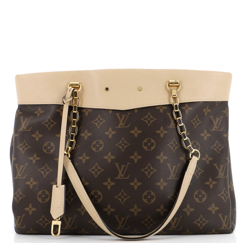 Louis Vuitton Pallas Shopper Monogram Canvas and Calfskin