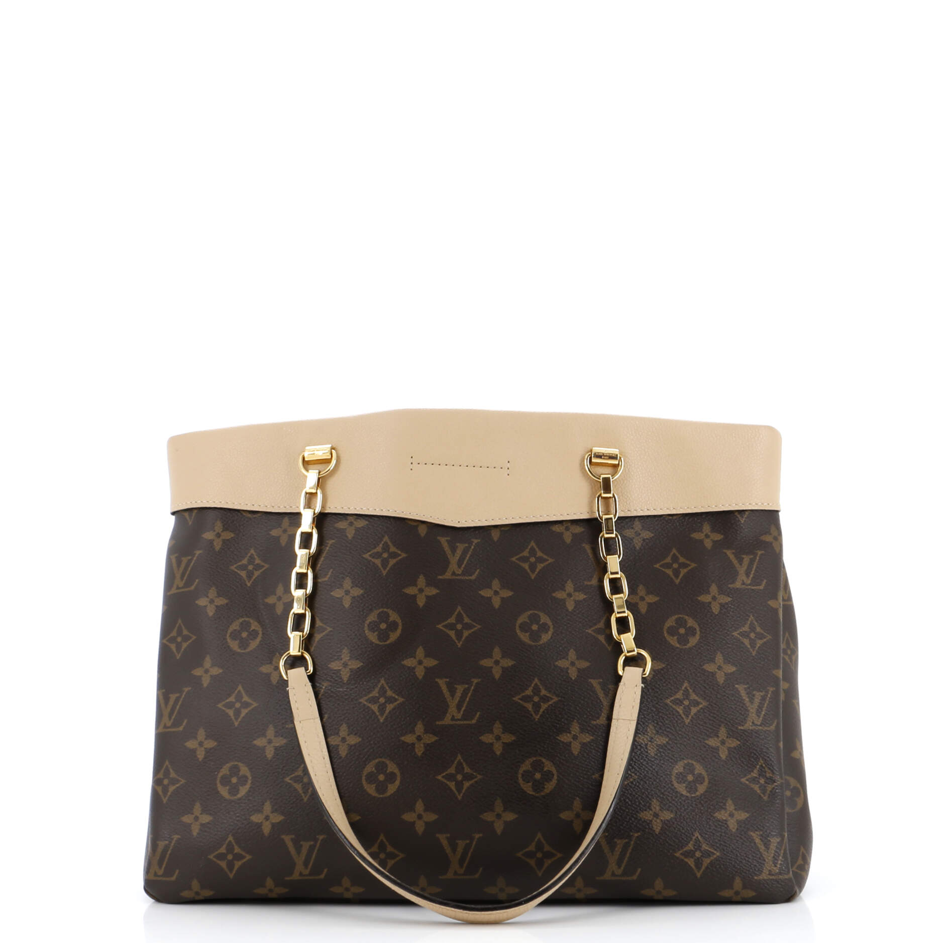 Louis Vuitton Pallas Shopper Monogram Canvas and Calfskin