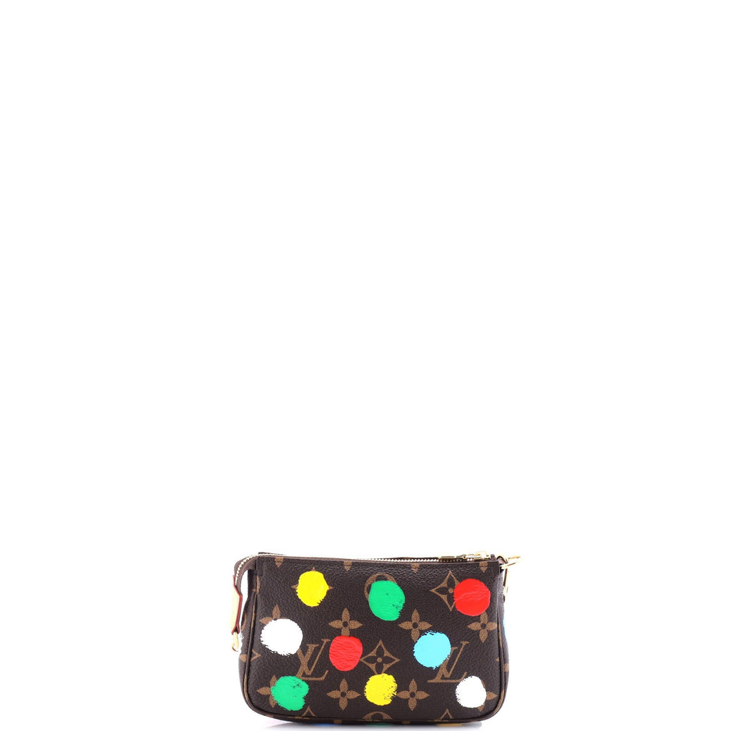 Louis Vuitton Pochette Accessoires Yayoi Kusama Painted Dots Monogram Canvas Mini