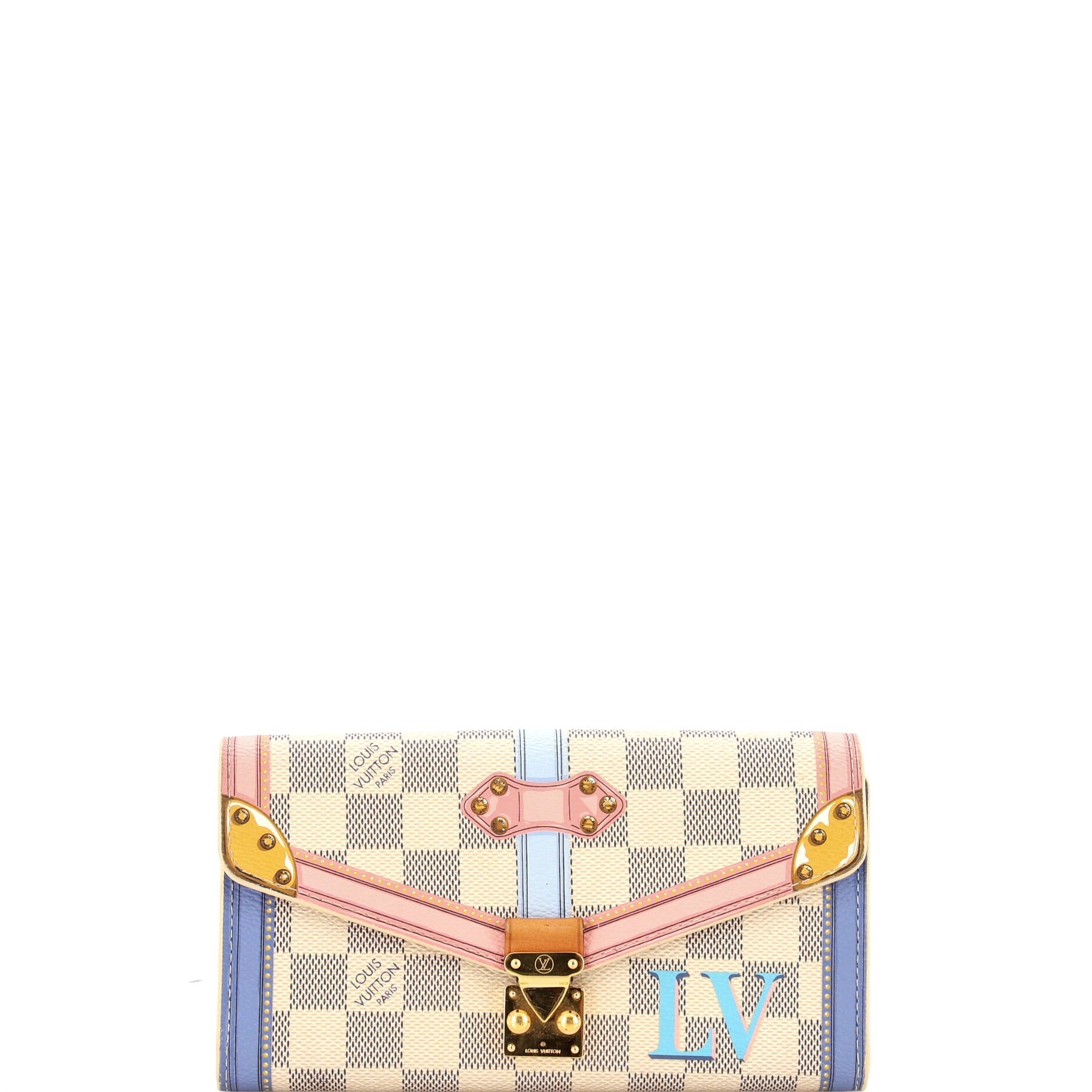 Louis Vuitton Sarah Wallet NM Limited Edition Damier Summer Trunks