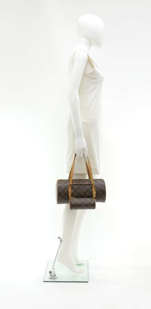 Louis Vuitto Papillon 30 Monogram Canvas Handbag with Pouch