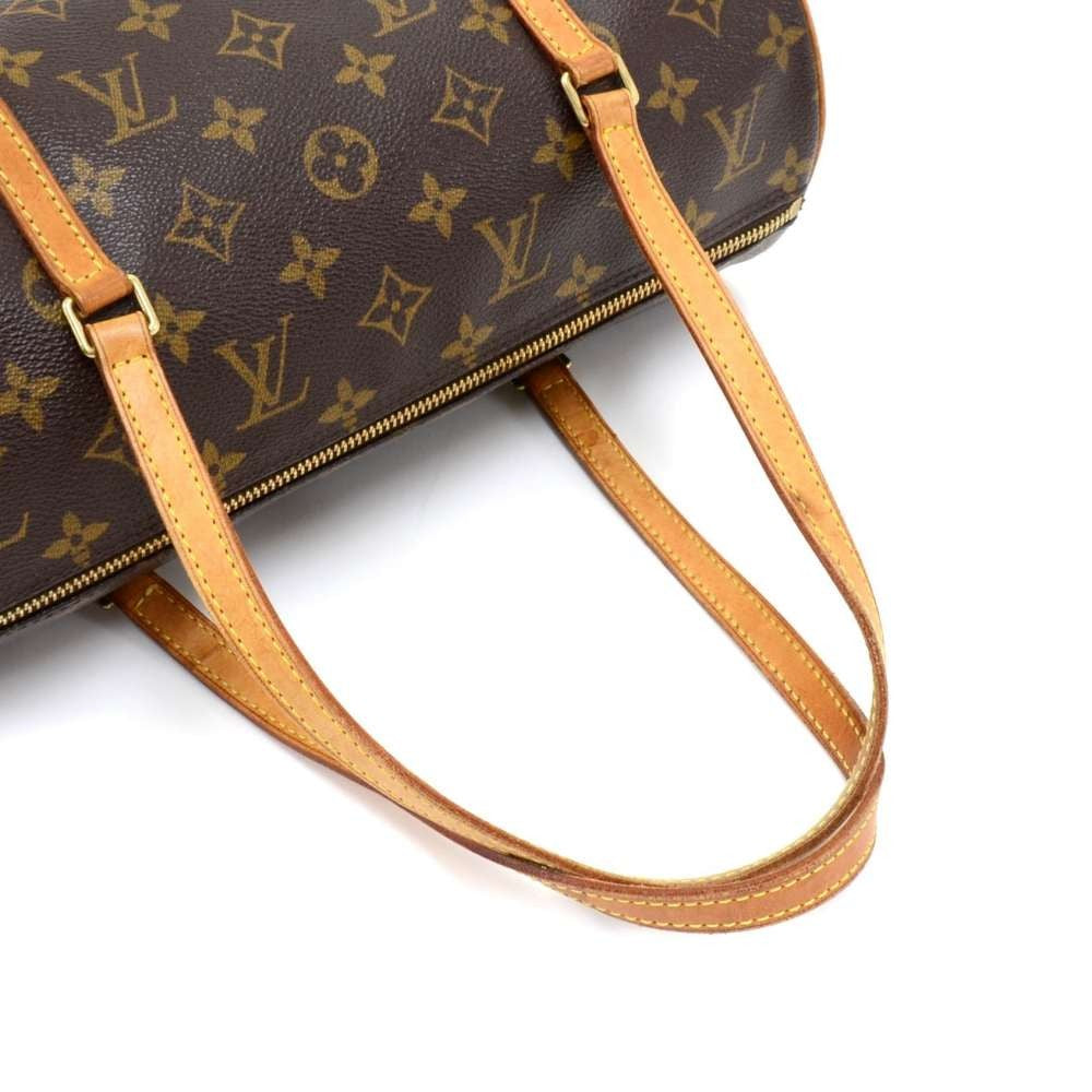 Louis Vuitto Papillon 30 Monogram Canvas Handbag with Pouch