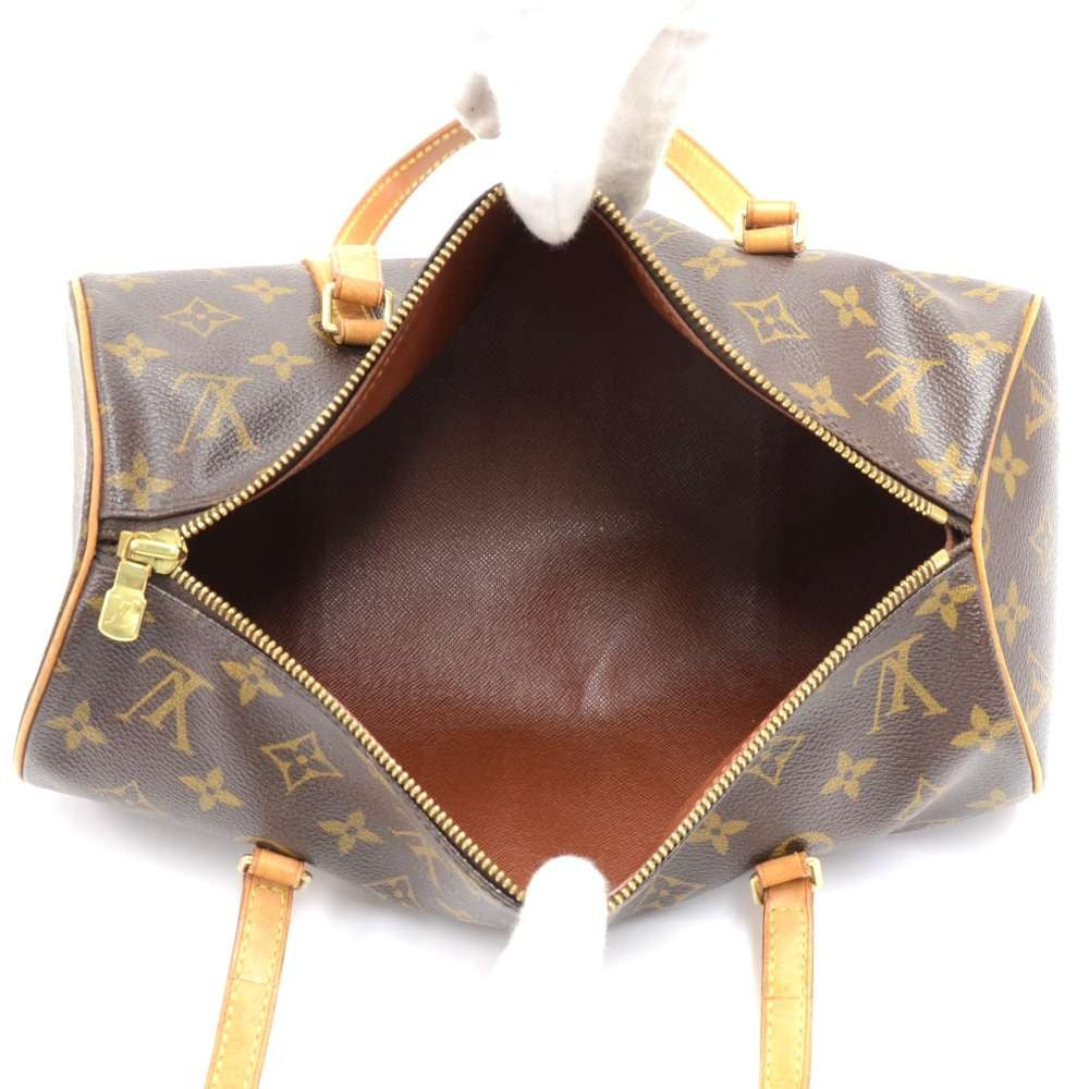 Louis Vuitto Papillon 30 Monogram Canvas Handbag with Pouch