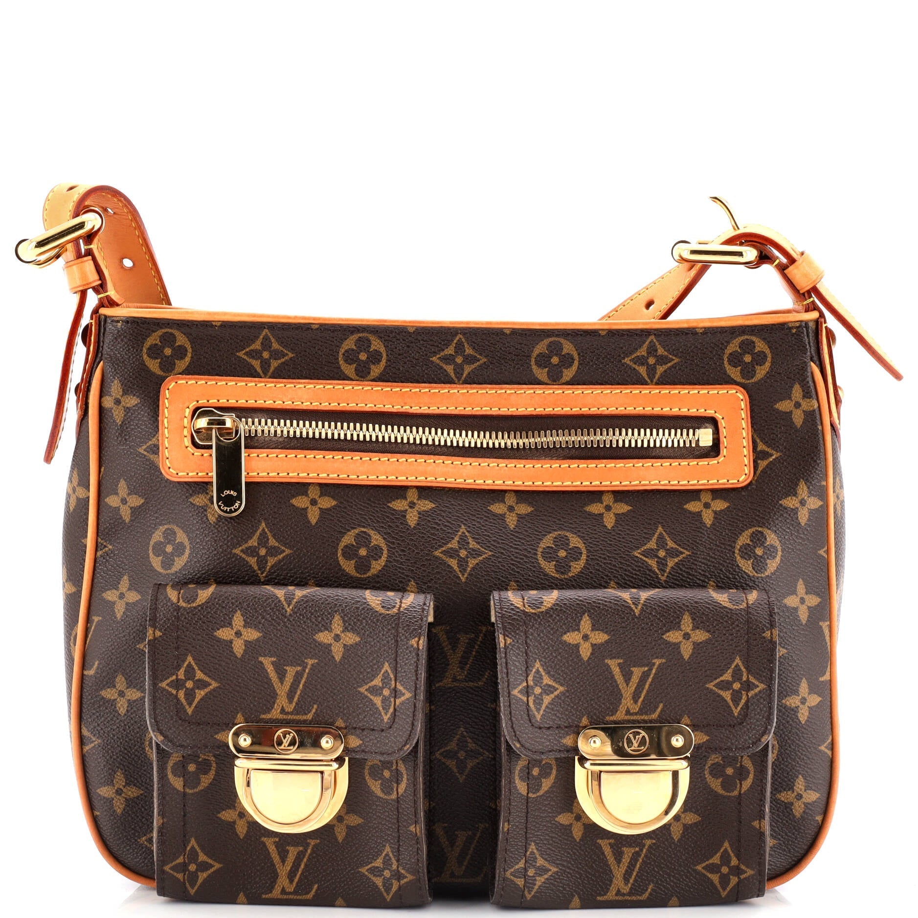 Louis Vuitton Hudson Handbag Monogram Canvas GM